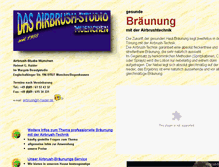 Tablet Screenshot of airbrushtanning.de